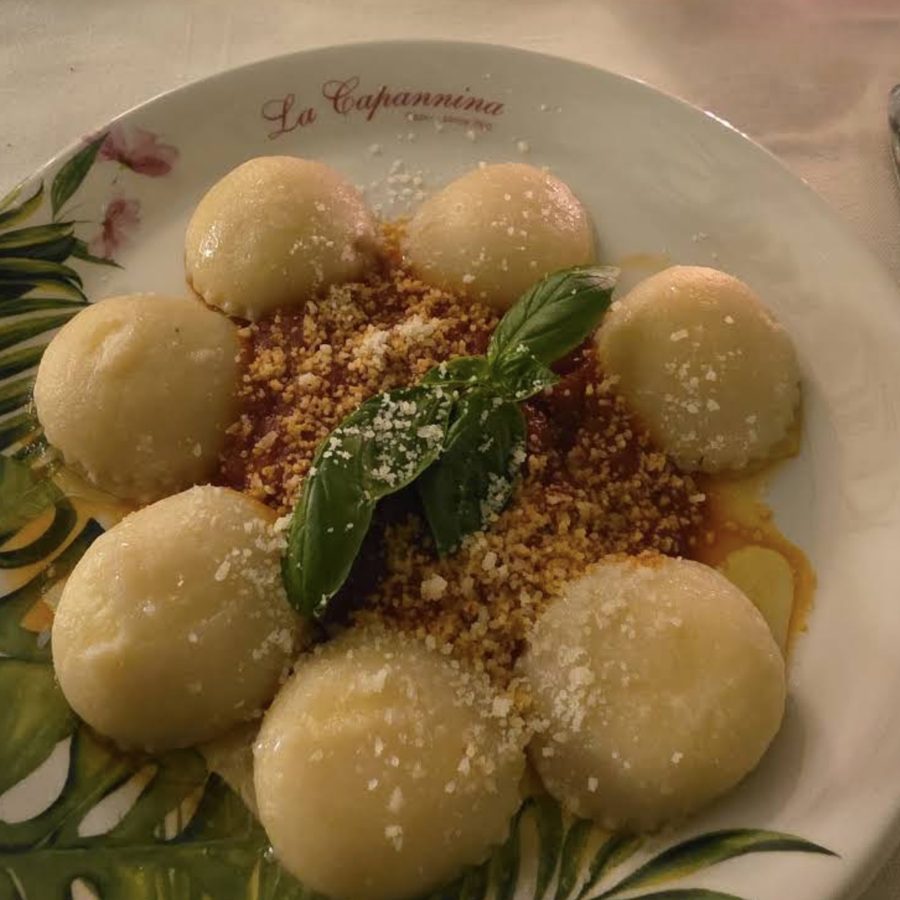 Ravioli Capri at Ristorante La Capannina