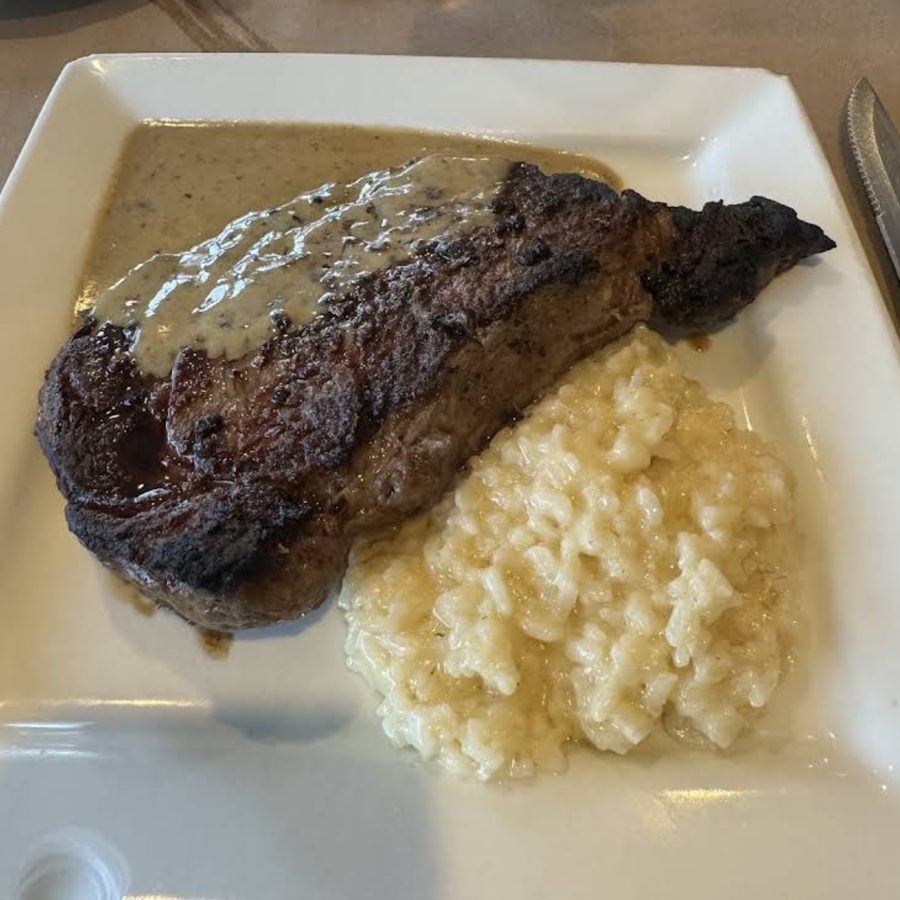 Ribeye steak at Sola Bistro & Wine Bar