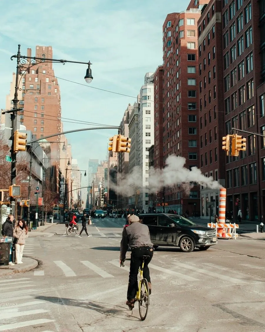 A street corner in New York City