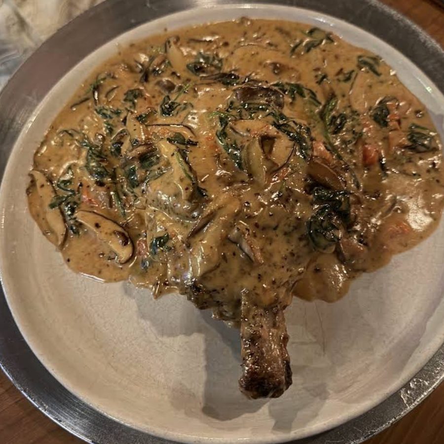 Pork chop at Italian Cucina