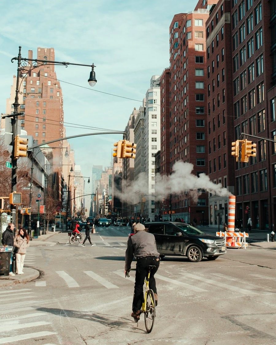 A street corner in New York City
