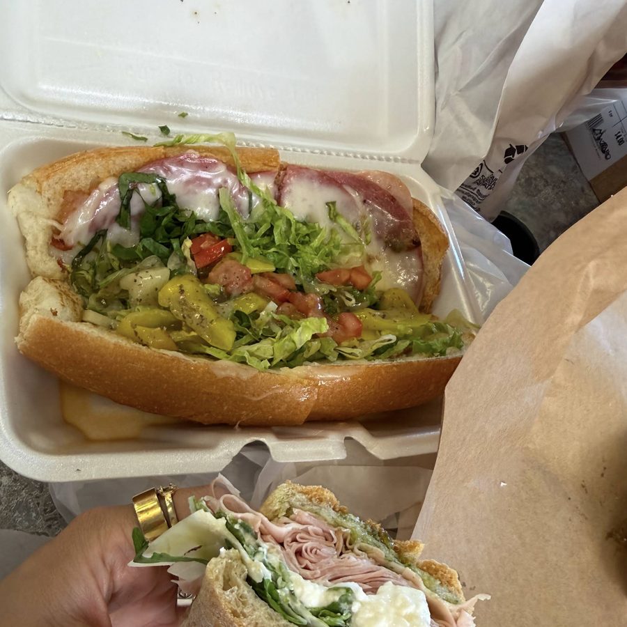 Hot Italian sandwich at Mazzaro's Italian Market